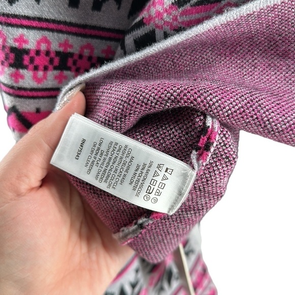 Joie Fair Isle Nordic Style Knit Sweater boxy cabin cottage mountains sz xl NWT - Picture 12 of 12